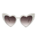VIFF HP23151 Vintage Love Sunglasses UV400 Protection Women's Heart Shape Party Glasses