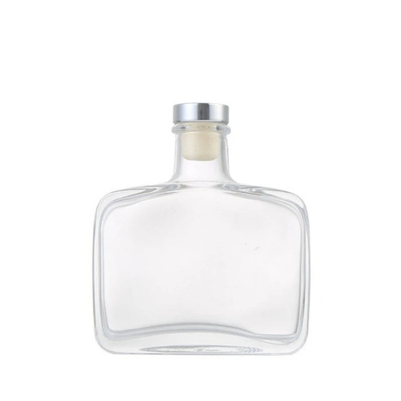 Wholesale Flat Perfume Diffuser Bottle Diffuser Oil Bottle Empty Glass Bottle