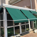 Hot Sale Rv Arms Swing Drop Arms Manual Retractable Window Awning 360 Degree Flat Metal Aluminum Awning
