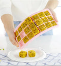 HY Reusable Silicone Ice Cube Tray With Lid
