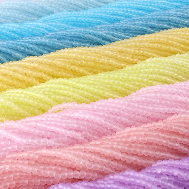 Environmentally Friendly Materials New Product Sell 4mm Glass Seed Beads for Bracelet Making Kit