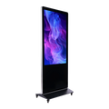 Floor Standing LCD Digital Poster Exhibition Stand IP65 Rating Touchscreen SDK Enabled for Elevator Retail Store Outdoor Use