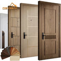 American Standard Wooden Fire Rated Door Solid Core Entry Door for Hotel Apartment Office and Residential Building Projects