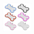 Pet ID Tag Bone Shape Double Sided Dog Cat Pet Name Phone Number ID Tag Charm Personalized