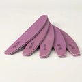 OEM Half Moon Purple Double Side Washable Acrylic Best Quality 100/180 Nail File Custom Logo 100/100 Professional