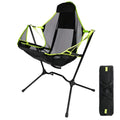Outdoor Folding Chair with Pillow Portable Comfortable Fishing Chair Camping Chair