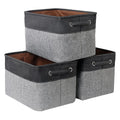 Custom Label Wholesale Hot Sale  Cotton Linen Folding Large Capacity Waterproof  Foldable Storage Basket