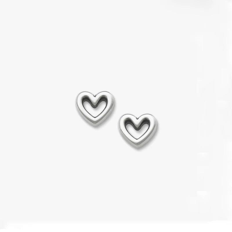 Wholesale 925 Sterling Silver Earring Antique Silver Earrings Heart Stud Earrings for Women