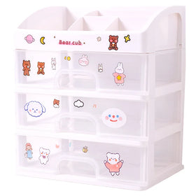 Creative Desktop Storage Box Stationery Tape Drawer Storage Box Cosmetic Storage Box