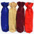 Hot Sale China Manufacturer Wine Blind Tasting Bag Grape Wine Gift Packaging Drawstring Bundle Velvet Wine Bottle Bag