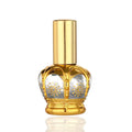 Luxury Empty 15ml Arabic Golden Crown Shaped Perfume Spray Bottle Travel Sized Perfume Bottles