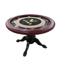 YH Wholesale Professional Round Poker Table Casino 10 Players Texas Hold'em Poker Table for Sale