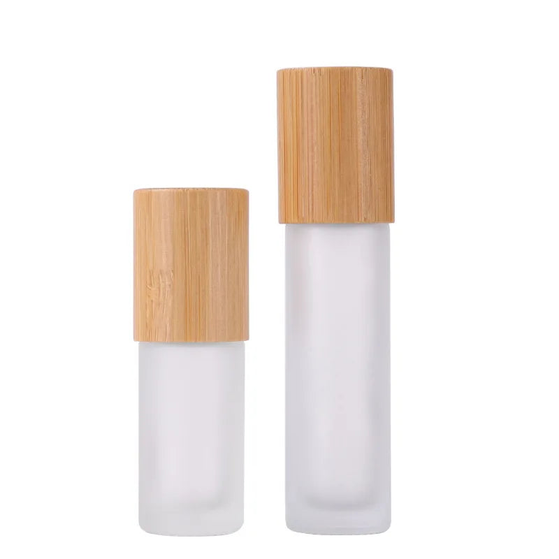 Luxury Roll-On Perfume Bottles 5ml 10ml 15ml Sizes with Bamboo Lids Hot Sale Minimum Order 100pcs