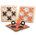 Kids Educational Interactive XO Chess Tic Tac Toe Wooden Board Games Puzzle Manufacturing