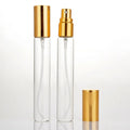 2023 15ml Cosmetics Perfume Glass Bottle Refillable Empty with Gold Cap and Pump Sprayer Eco-Friendly Recycling Feature
