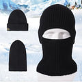 MIO Balaclava Dual Purpose Windproof 1 Hole Knitted Winter Hat Beanie Neck Covered Outdoor Warm Activities