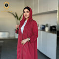 Zaynab Arab Muslim Women Djellaba With Embroidery Kaftan Muslim Fashion Abaya Dubai Kaftan Dress Abaya