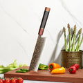 VG10 Copper Damascus Steel Kitchen Vegetable Knives Wood Octagonal Handle Sharp Nakiri Knife New Arrivals