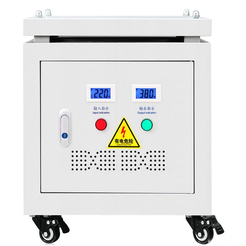 Three Phases 220v to 380v Step up Transformer With Case