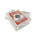 Transparent 3mm Thick Acrylic Texas Hold 'em Scrap Card Storage Box Modern Style Baccarat Poker Protect Box
