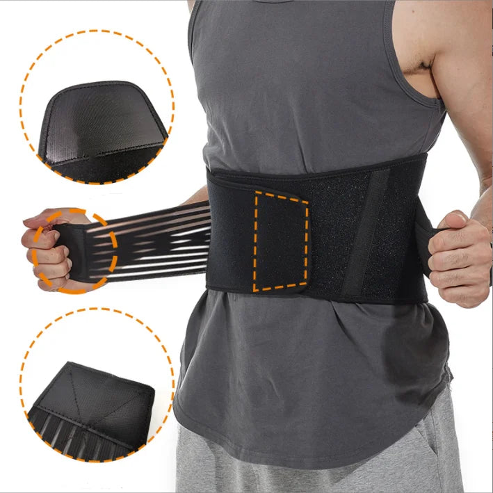 Waist Support Adjustable Neoprene Belt with Sweat Burning Fat Waist Training Brace OEM Customized Belt
