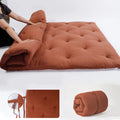 2021 New Fashionable Single High-Density Polyester/Cotton Mattress Topper Comfortable Anti-Decubitus Quilted Cooling Folded