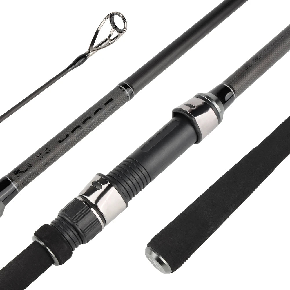 W.P.E High Carbon C.W 3.5/4.0 Black Rod 3 Sections 3.6m 3.9m Outdoor Carp Spinner Fishing Rods Factory