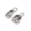 Manufacturers Supply Large Concessions Carton Packing 304 Stainless Steel Single Double Pulley Lifting Traction Pulley Polished