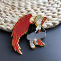 Hot-selling Custom Anime Cartoon Movable Enamel Brooches Pins Custom Back Card Brooch Cartoon Nature Camping Lapel Jewelry Gifts