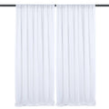 Soft Chiffon Church Curtain Fabric Sheer White Drape for Party Lawn Wedding Tent Ceiling Ceremony Stage Backdrop Decor