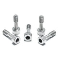 Metric DIN912 M2.5 M3 M4 Stainless Steel 304 Nylon Cheese Head Machine Thread Allen Hex Socket Cap Screws