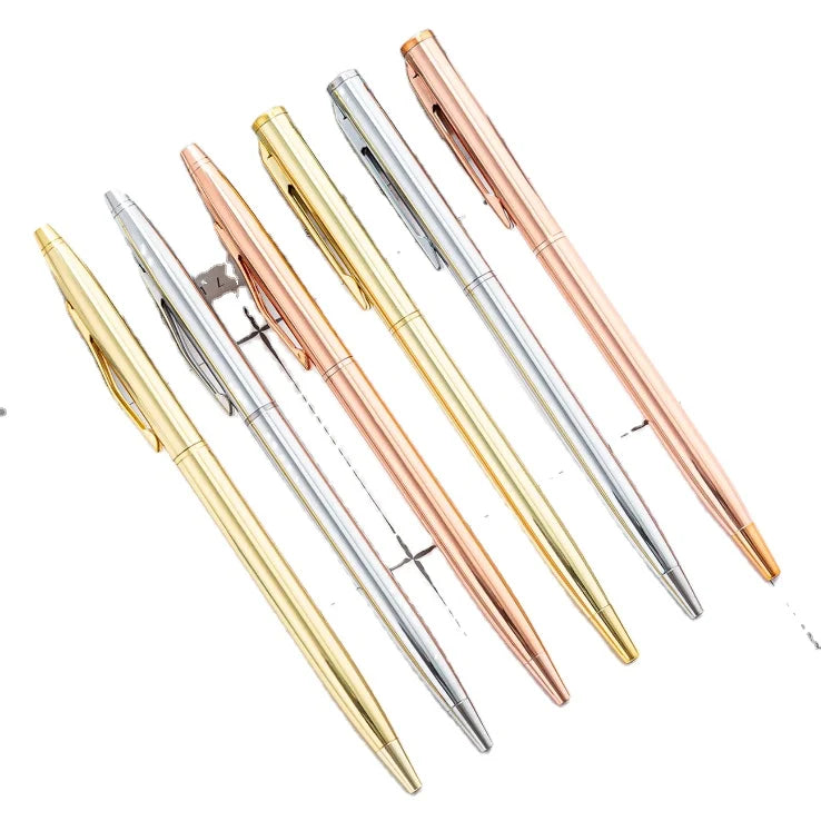 Business Concise Style Good Quality Promotion Metal Ball Point Pen Custom logo Cheap
