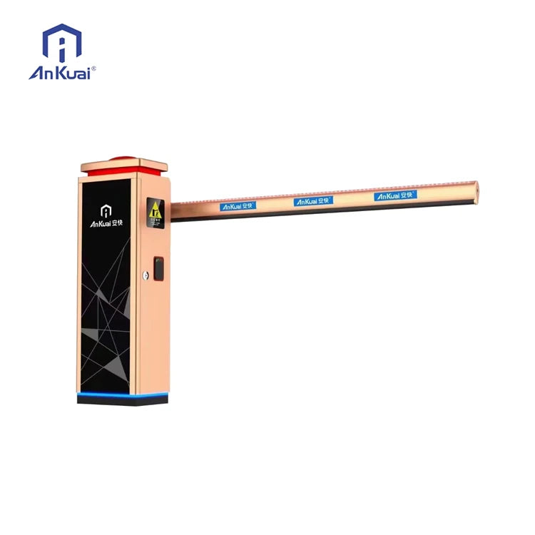 ANKUAI Factory Price Fence Arm Barrier Automatic DC Motor Remote Control LPR UHF RFID Parking Barrier Gate with Skirt