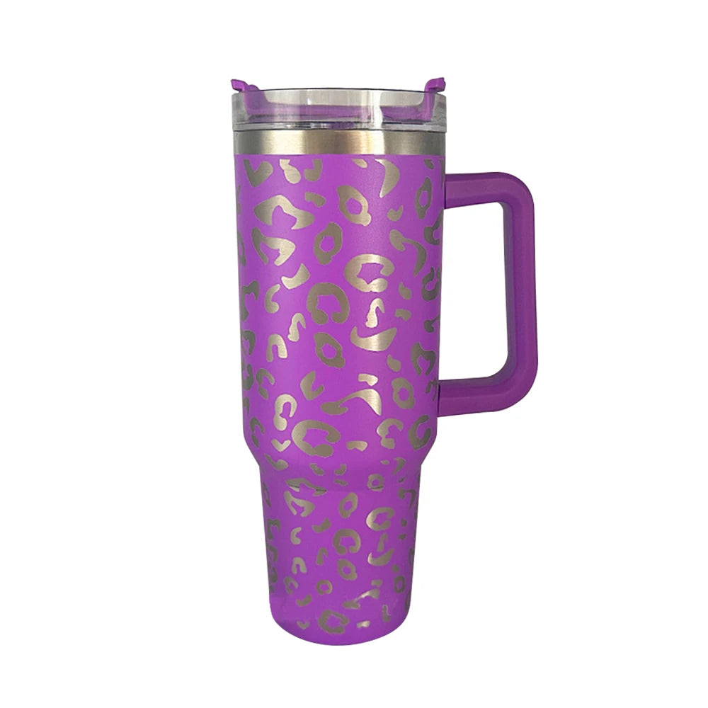 YEWAY Factory Drop Shipper Wasserflasche 40oz Double Wall Vacuum Travel Ice Drinks Coffee Mug With Straw Custom Water Bottle Log