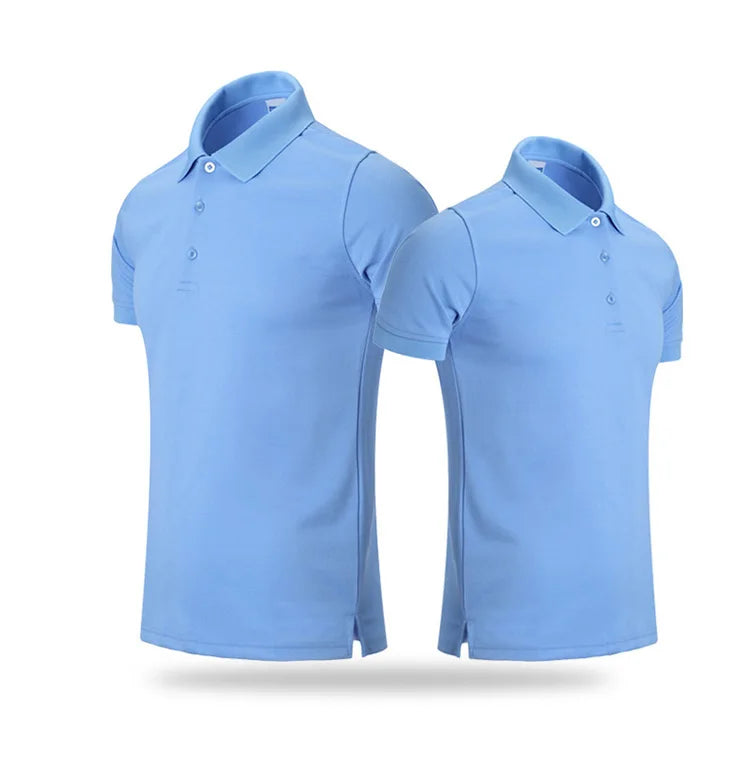 AI-MICH Toddler Boys Cotton Polo Shirts OEM Custom Printed Logo Men's Short Sleeve Unique Polo Shirts