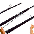 YJTY114 Trolling Rod Big Game Fishing 2.4M 10-15LBS Toray Fishing Rod Blank Fishing Rod Winding Checks fishing trolling rod