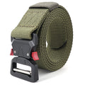 Sales Men's Belts in a Variety of Colors and Sizes Casual Outdoor comfort Nylon Rigging Quick Release Metal Buckle Canvas Belt