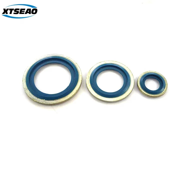 XTSEAO Self-Centering Bonded Seal Gasket Composite Iron Rubber Stainless Steel Compound Gasket for Various Applications
