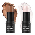 Cream Contour Sticks Private Label Shades with Contour Highlighter Vegan Cruelty Free Makeup