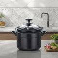 Induction Compatible Explosion-Proof Aluminum Alloy Soup Pot Household Use Pressure Cooker