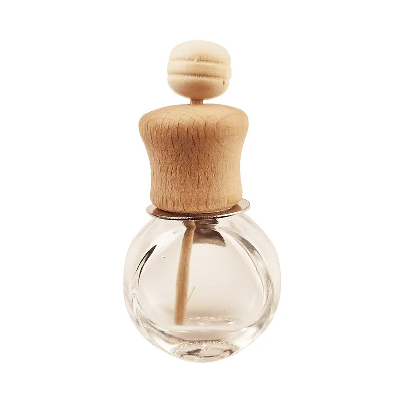 Empty Various 5ml 8ml 10ml Car Hanging Perfume Bottle Clear Car Vent Clip Perfume Aroma Diffuser Bottle