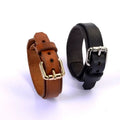 Custom Logo Luxury Male Leather Bracelet Accessories Birthday Gift Leather Bracelet for Men