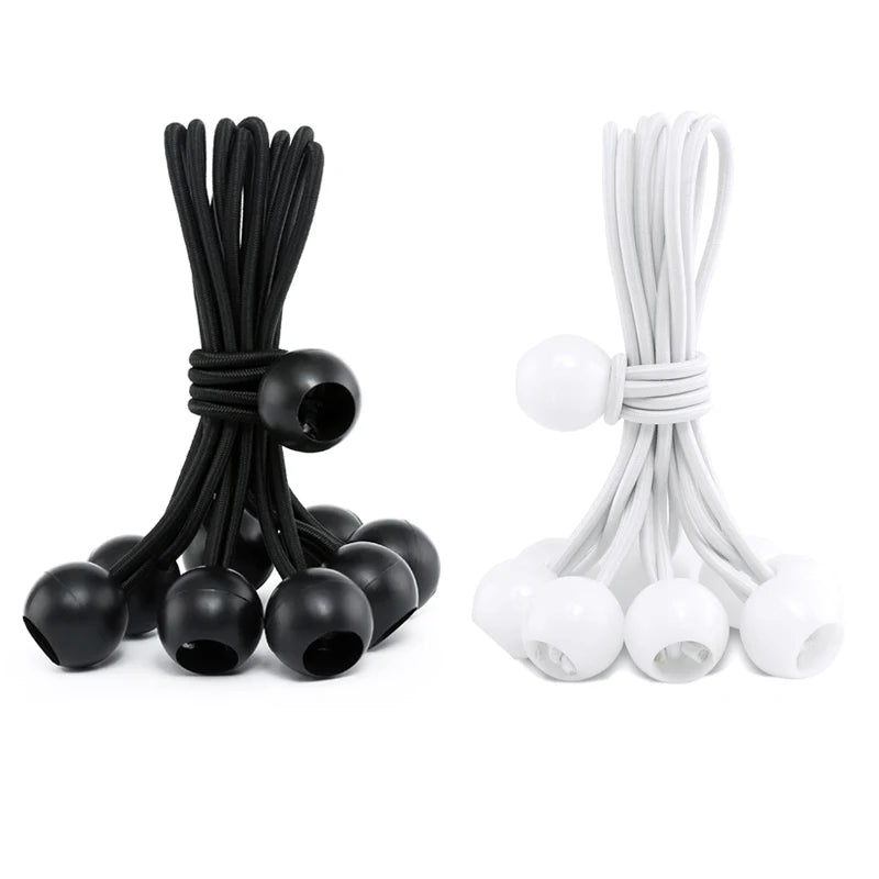 Wholesale Custom 4mm Toggle Ball Bungee Cord Tie-Down Latex Rubber PP Material for Kayak Tent Canopy Outdoor