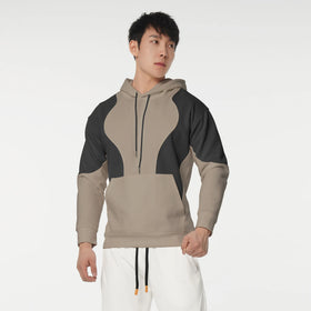 New Arrival Contrast Color Running Training Gym Sweatshirt Men's Sports Hoodies