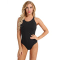 IEFiEL Women Adult Ballet Dancer Leotard Spaghetti Shoulder Straps Gymnastics Bodysuit Jumpsuit