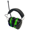 Olyga Rechargeable Bluetooth FM/AM Radio Headset Anti-Noise ABS Material Electronic Earmuffs Gardening Hearing Protection Black