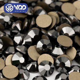 VDD 065 Hematite High Quality Glass Rhinestones Crystal Glod Back Flatback Strass Stones Nail Art DIY Crafts Decorations