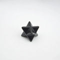 Hongzhuo Wholesale Lot 17pcs Black Obsidian Multi-Color Carved Gemstone 1 Inch Merkaba Star Healing Sacred Geometry Chakra Stone Crafts