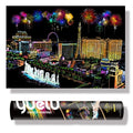 R-SP126-128 Large Scratch Art Paper Magic Rainbow Colorful Scraping Card DIY Scratch Painting