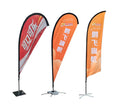 Customizable Beach Flags for Promotional Events - Double-Sided Printing Durable Polyester